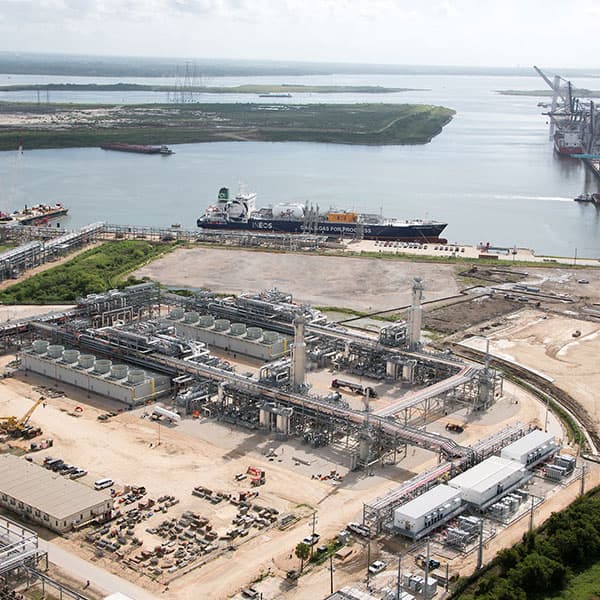 An ethane export terminal designed by S&B