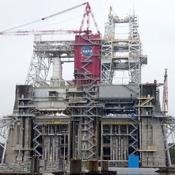 A NASA launch pad that was built with S&B's services