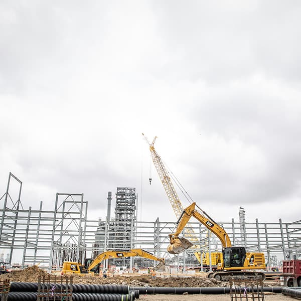 A brand new state-of-the-art deep water terminal under construction